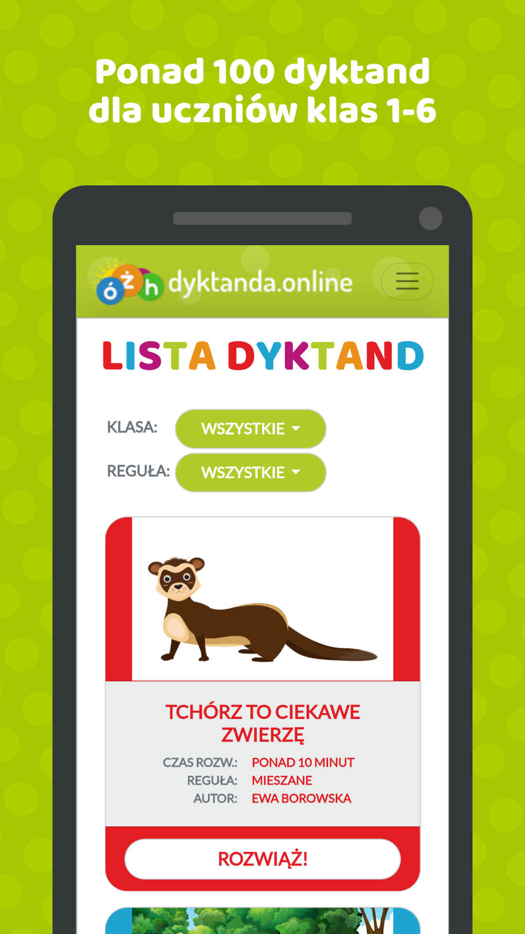 Aplikacja dyktanda.online na platformę Android dostępna w Google Play!